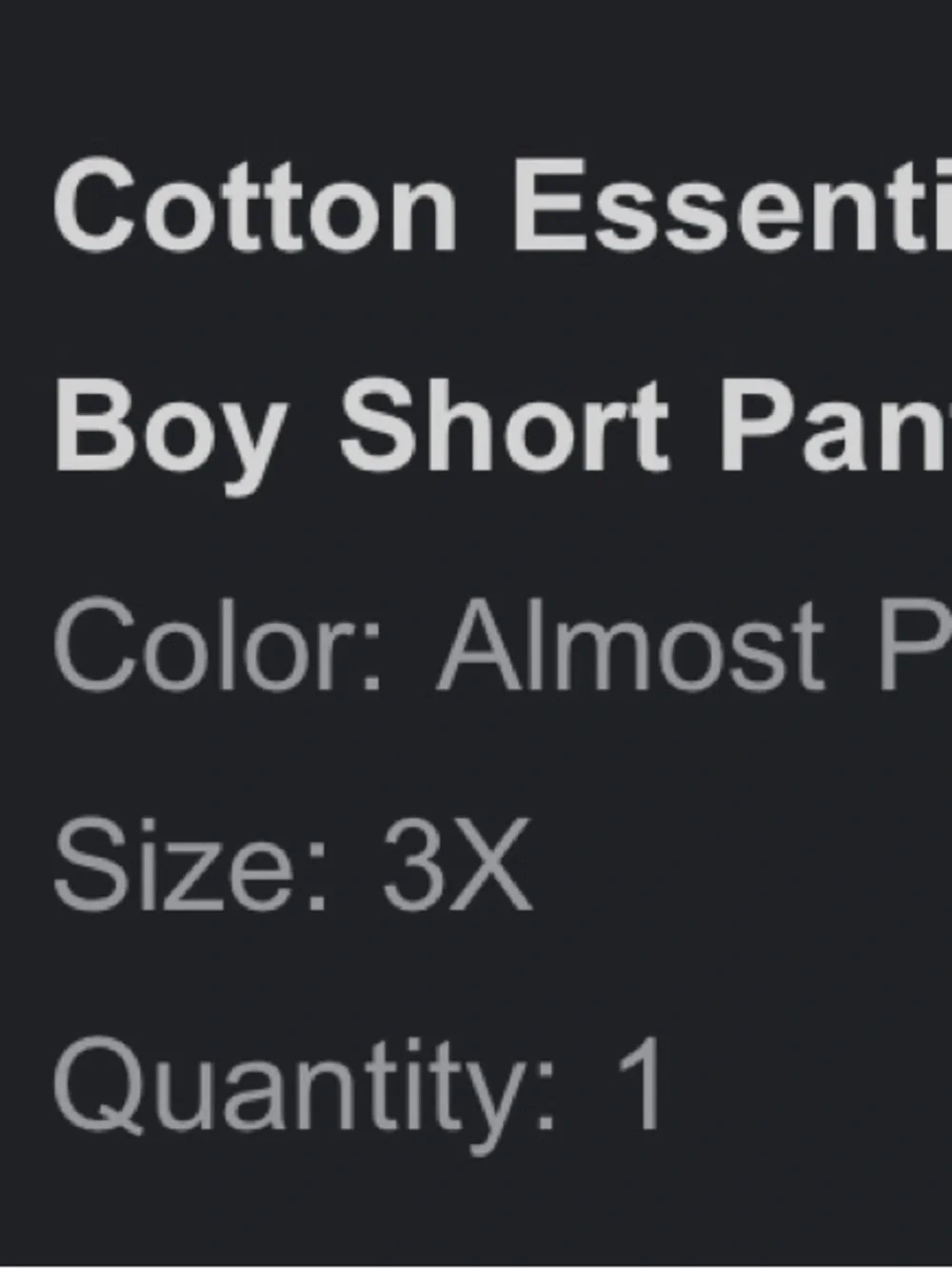 NWT UNOPENED Savage X Fenty Cotton Underwear in Light Pink and Gray